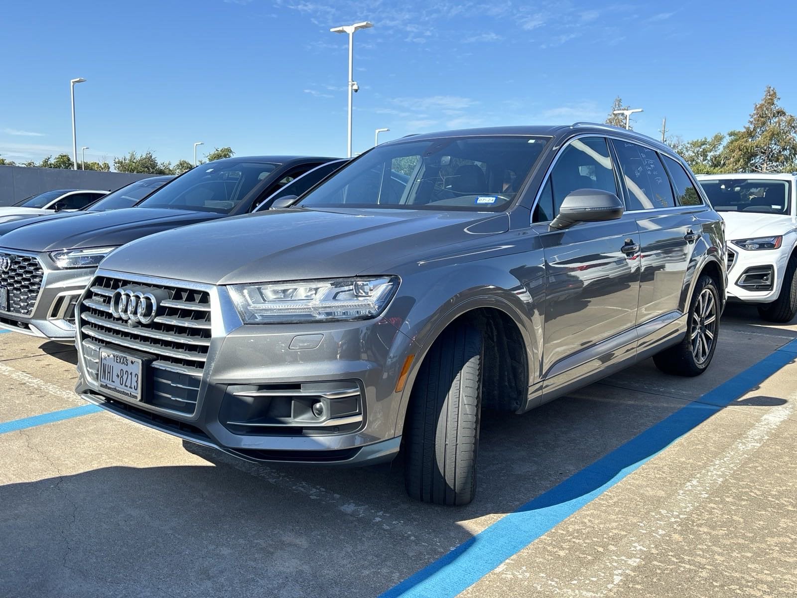 Used 2017 Audi Q7 Premium Plus with VIN WA1LAAF75HD024443 for sale in Houston, TX