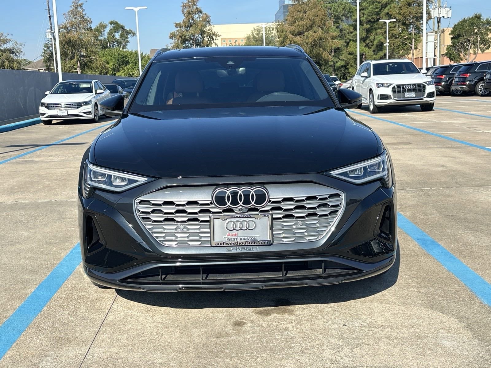 Used 2024 Audi Q8 e-tron Premium Plus with VIN WA15AAGE4RB033055 for sale in Houston, TX