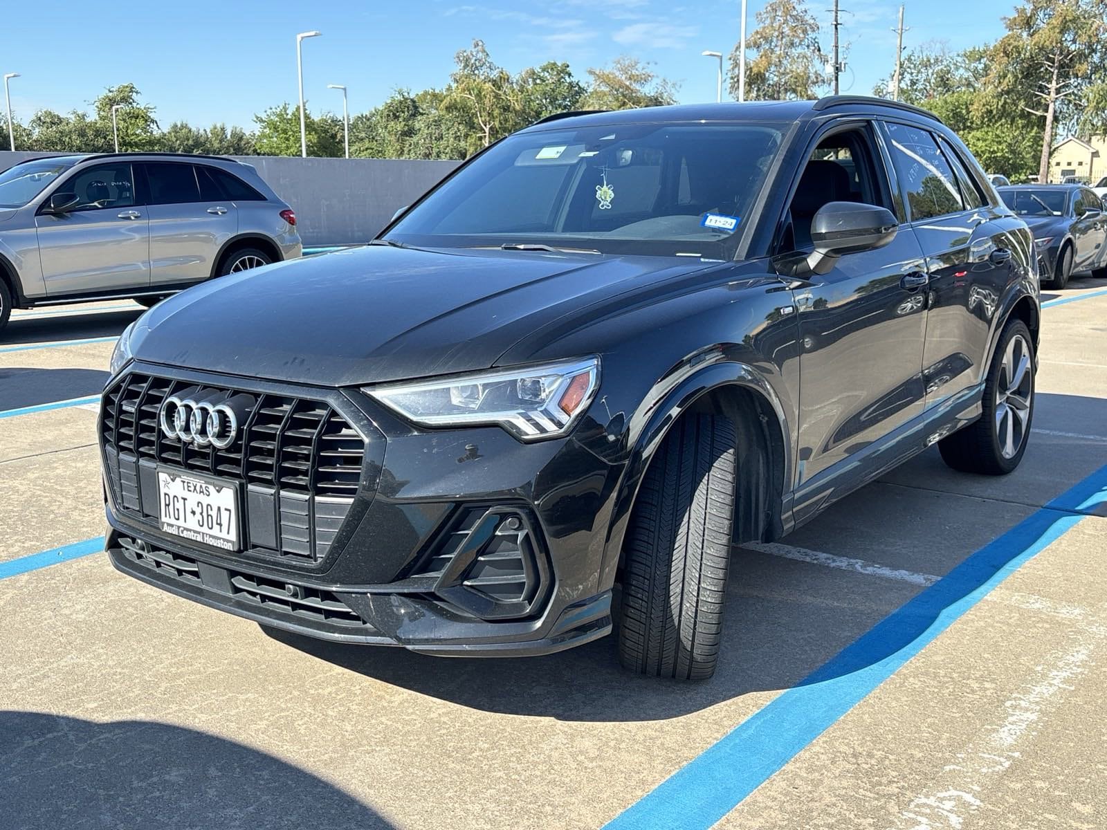 Used 2022 Audi Q3 S Line Premium Plus with VIN WA1EECF37N1038721 for sale in Houston, TX