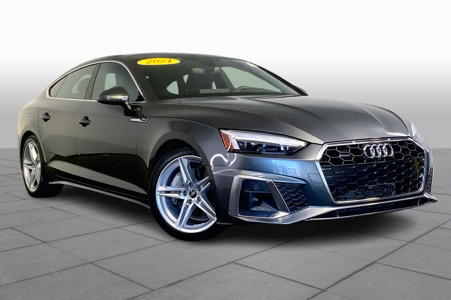 Used 2021 Audi A5 Sportback Premium Plus with VIN WAUFACF54MA027999 for sale in Westwood, MA