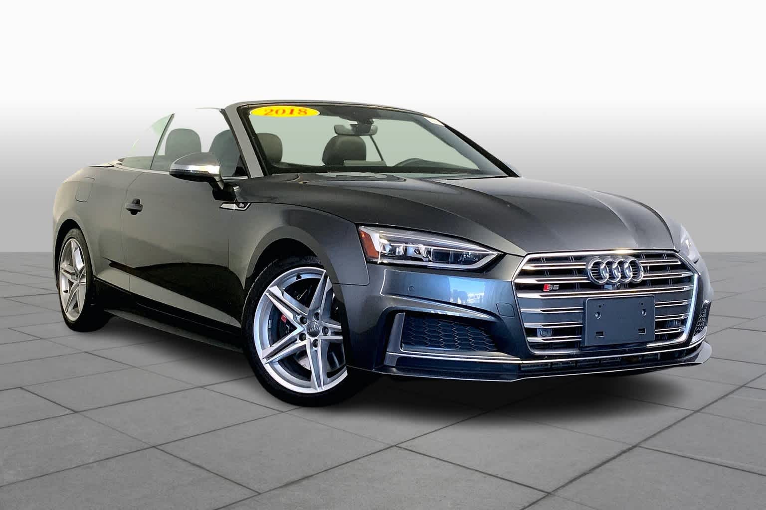 Used 2018 Audi S5 Cabriolet Prestige with VIN WAU24GF59JN002856 for sale in Westwood, MA