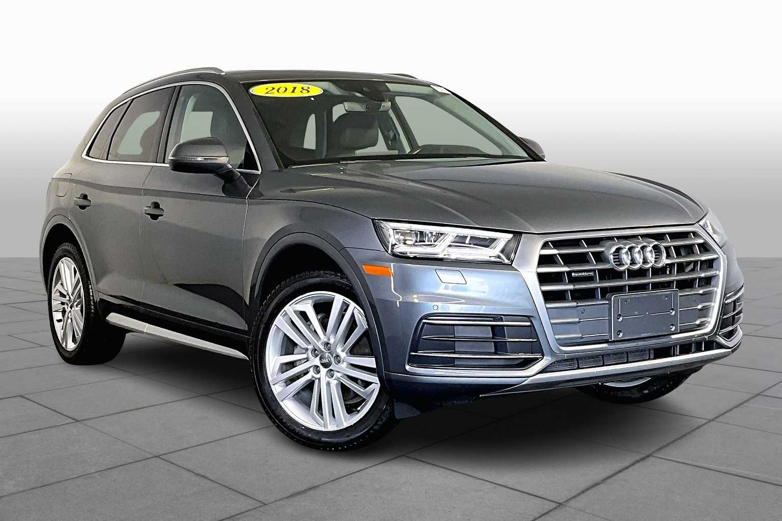 Used 2018 Audi Q5 Premium Plus with VIN WA1BNAFY7J2186357 for sale in Westwood, MA