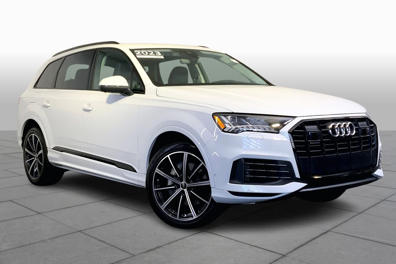 Certified 2023 Audi Q7 Premium Plus with VIN WA1LXBF7XPD024103 for sale in Westwood, MA