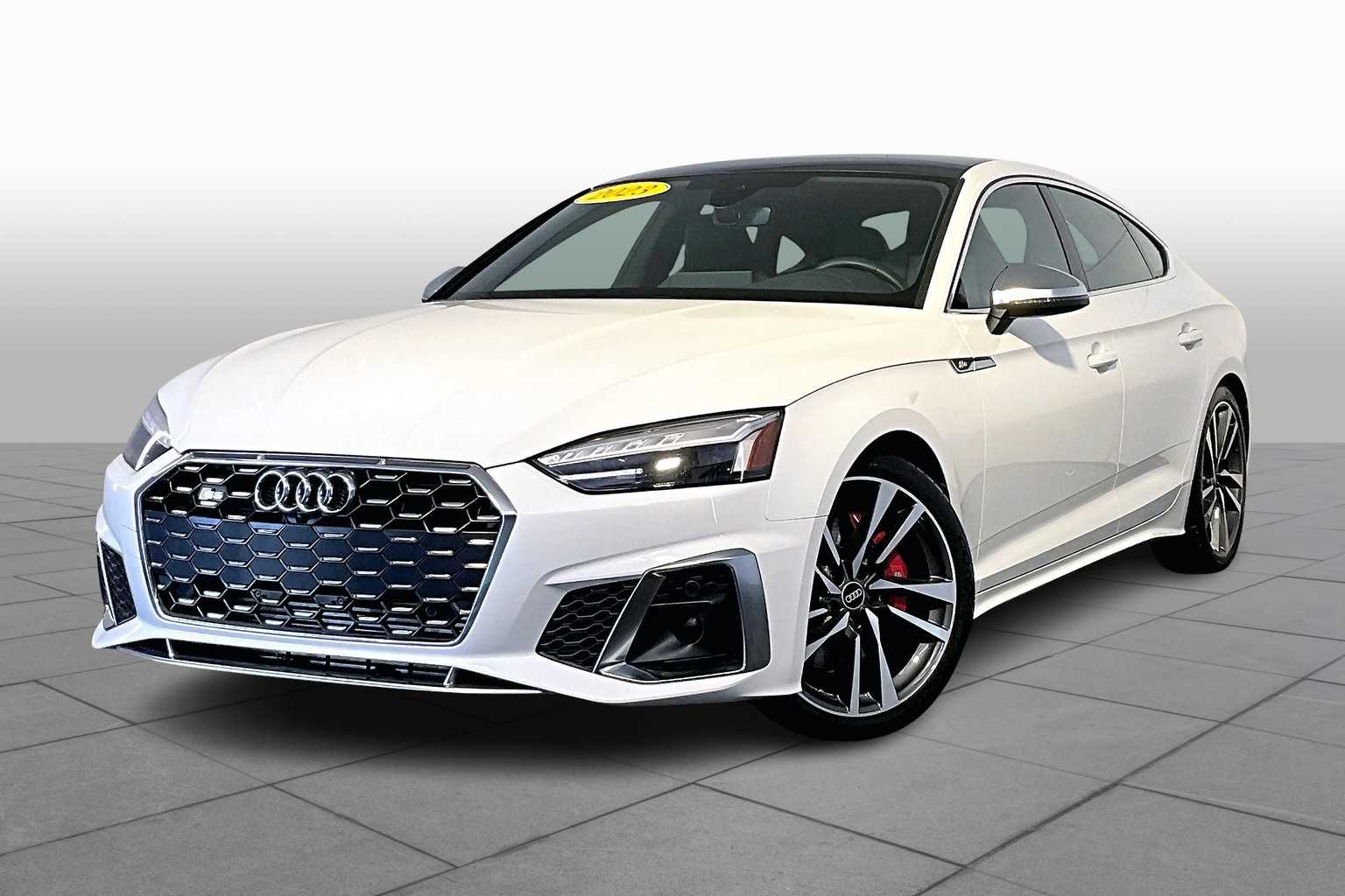 Used 2023 Audi S5 Sportback Premium Plus with VIN WAUC4CF54PA011638 for sale in Westwood, MA