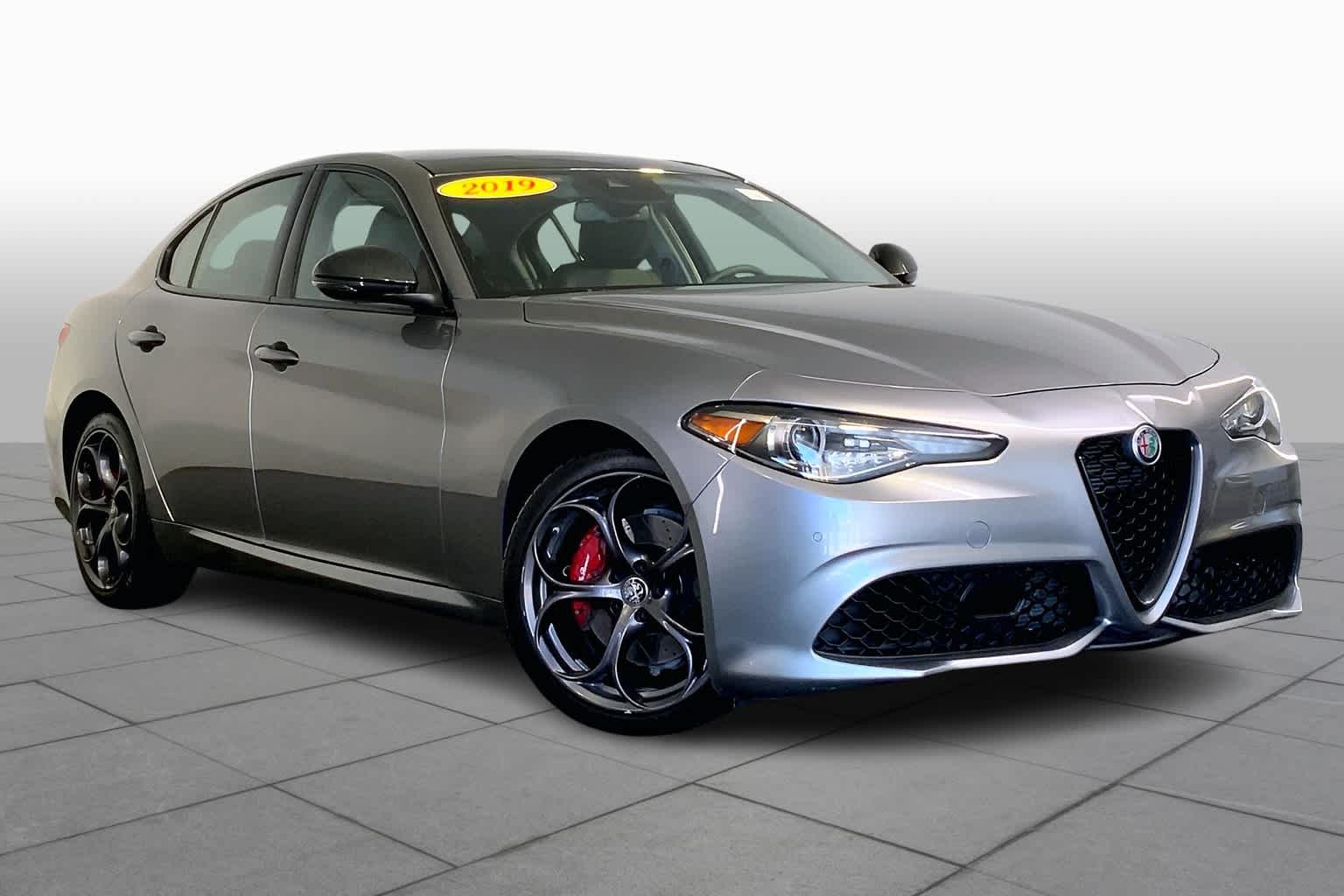 Used 2019 Alfa Romeo Giulia Ti Sport with VIN ZARFANBN8K7608653 for sale in Westwood, MA