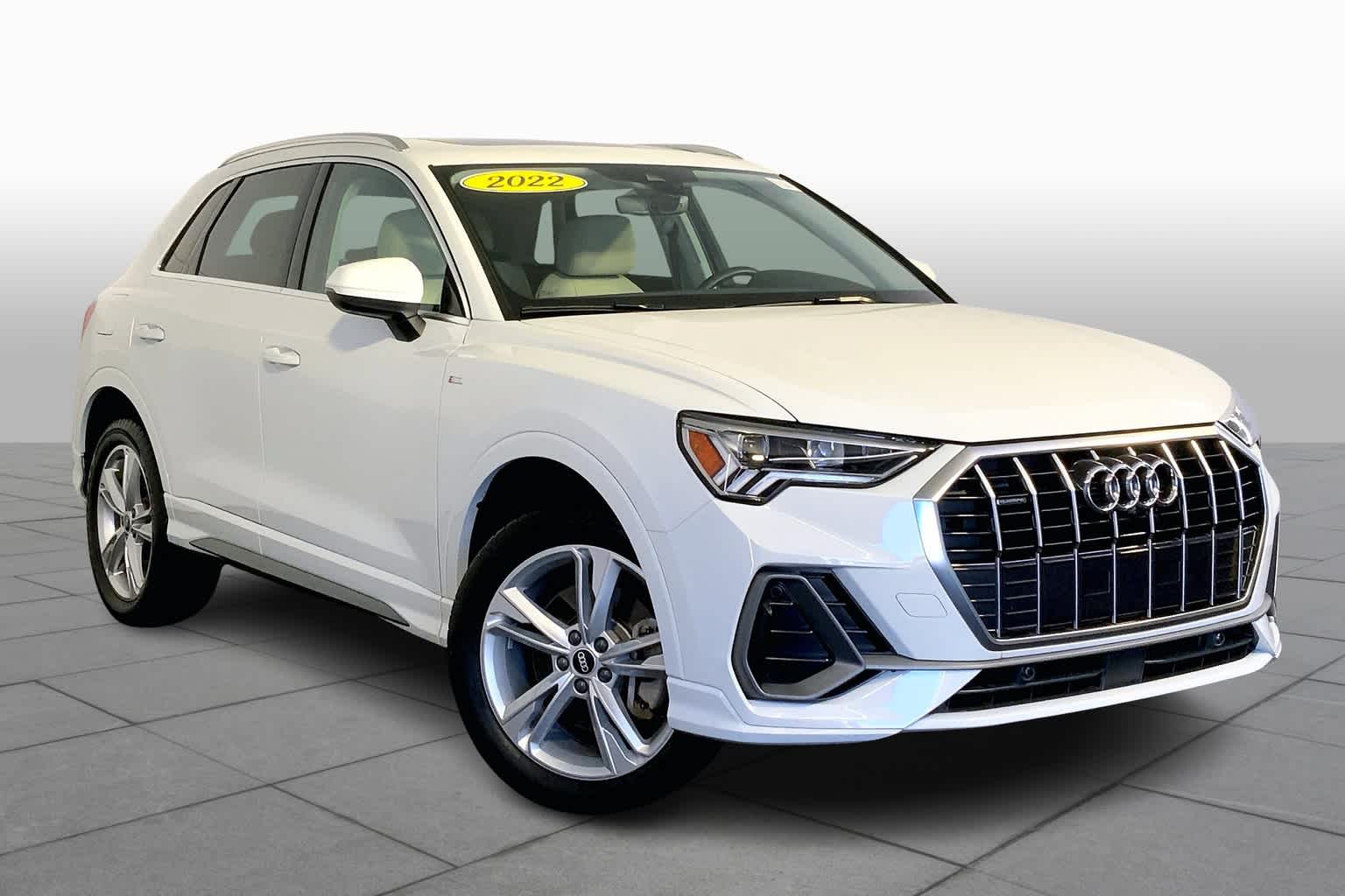 Used 2022 Audi Q3 S Line Premium Plus with VIN WA1EECF3XN1013912 for sale in Westwood, MA