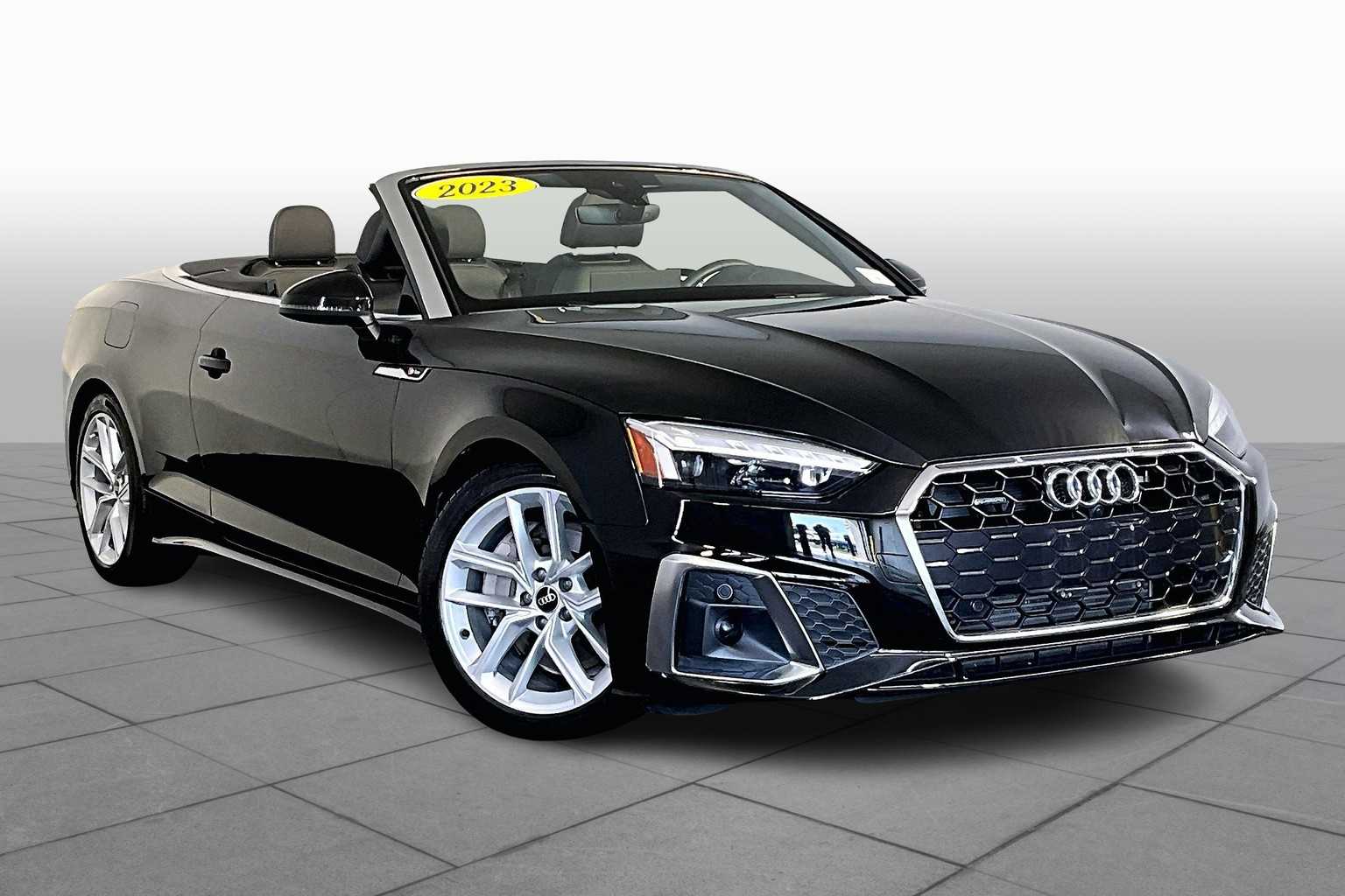 Used 2023 Audi A5 Cabriolet Premium Plus with VIN WAU4AGF52PN002174 for sale in Westwood, MA