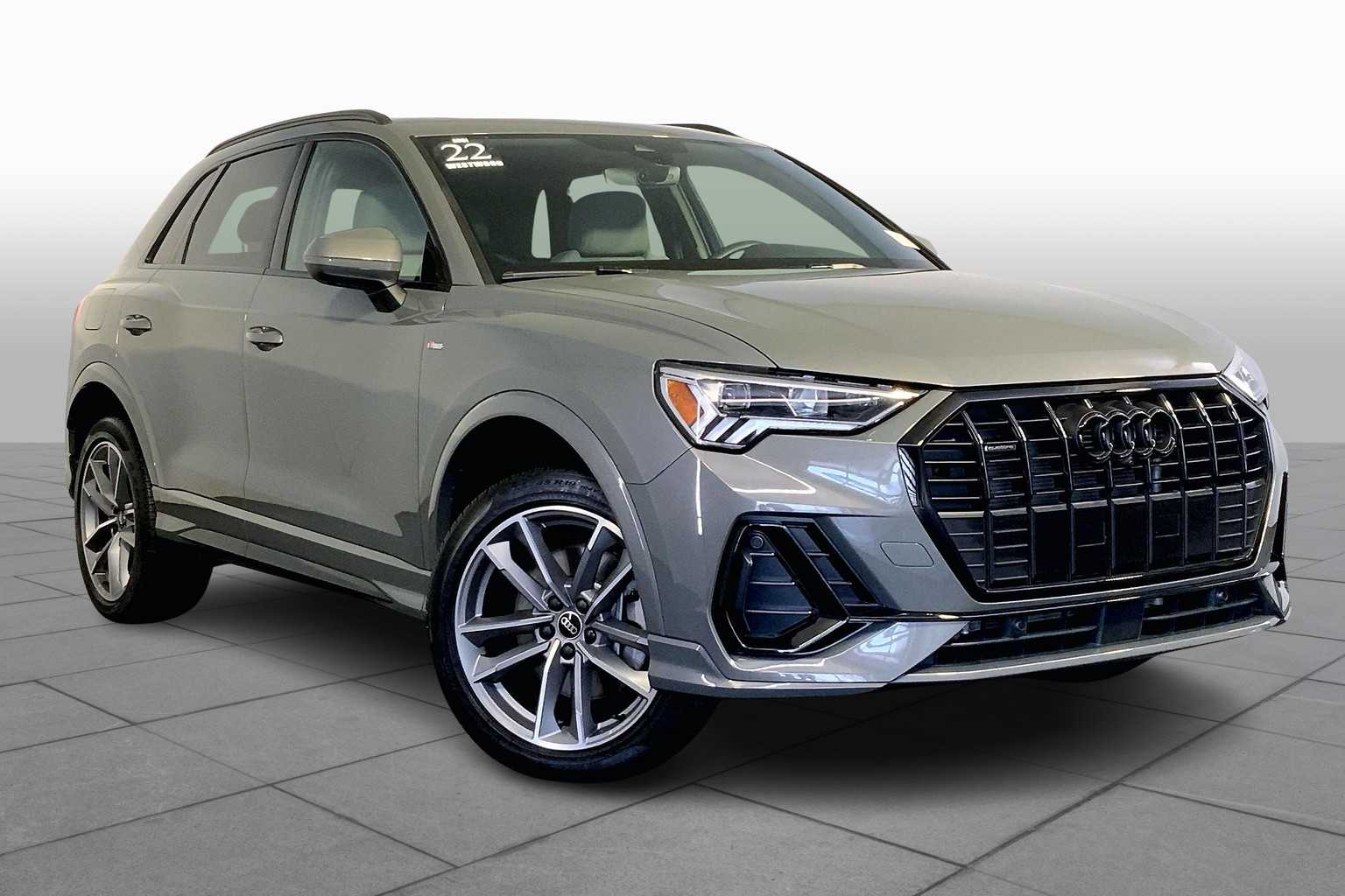 Used 2022 Audi Q3 S Line Premium Plus with VIN WA1EECF38N1137290 for sale in Westwood, MA