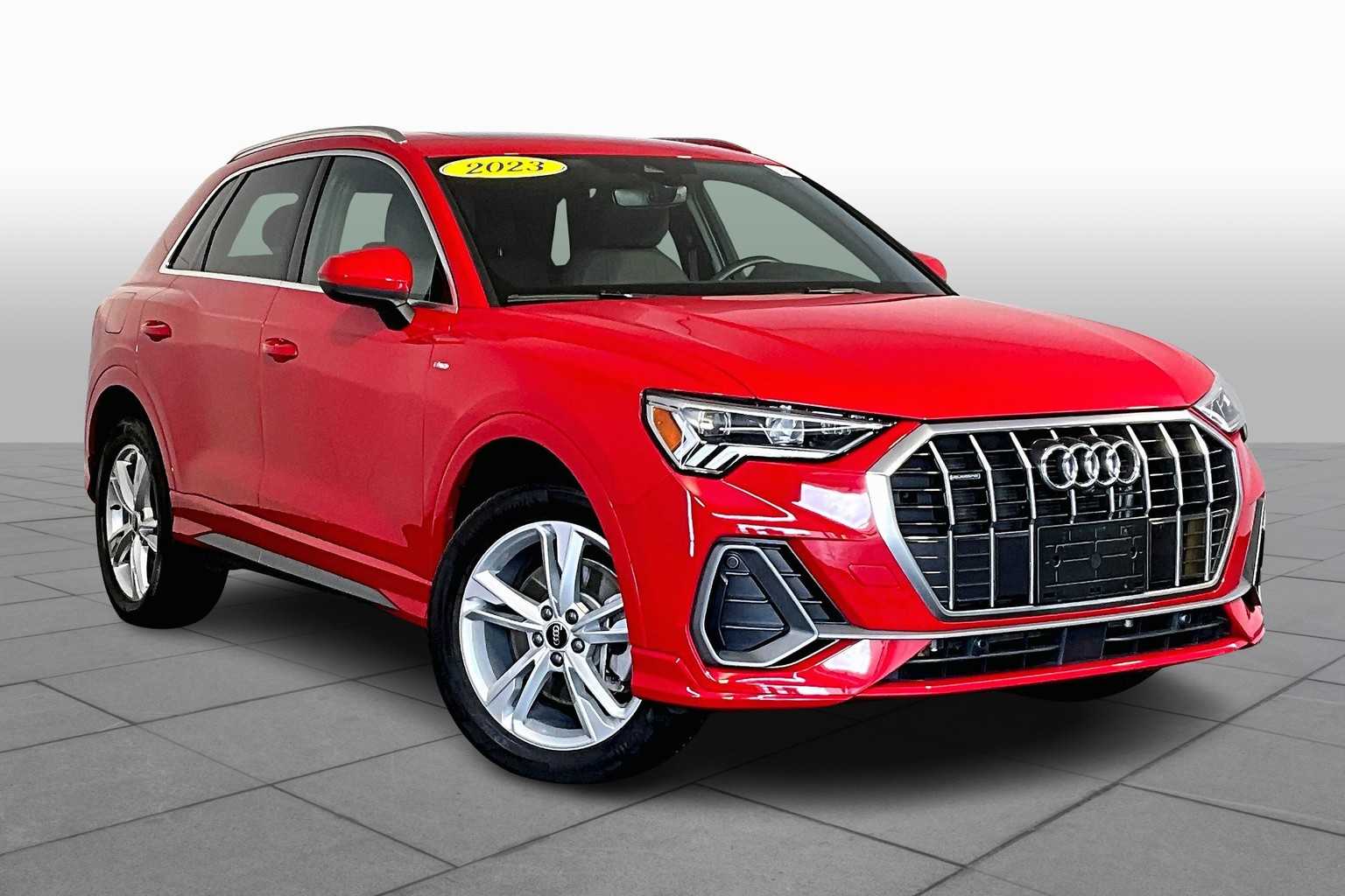 Certified 2023 Audi Q3 S Line Premium Plus with VIN WA1EECF3XP1025447 for sale in Westwood, MA
