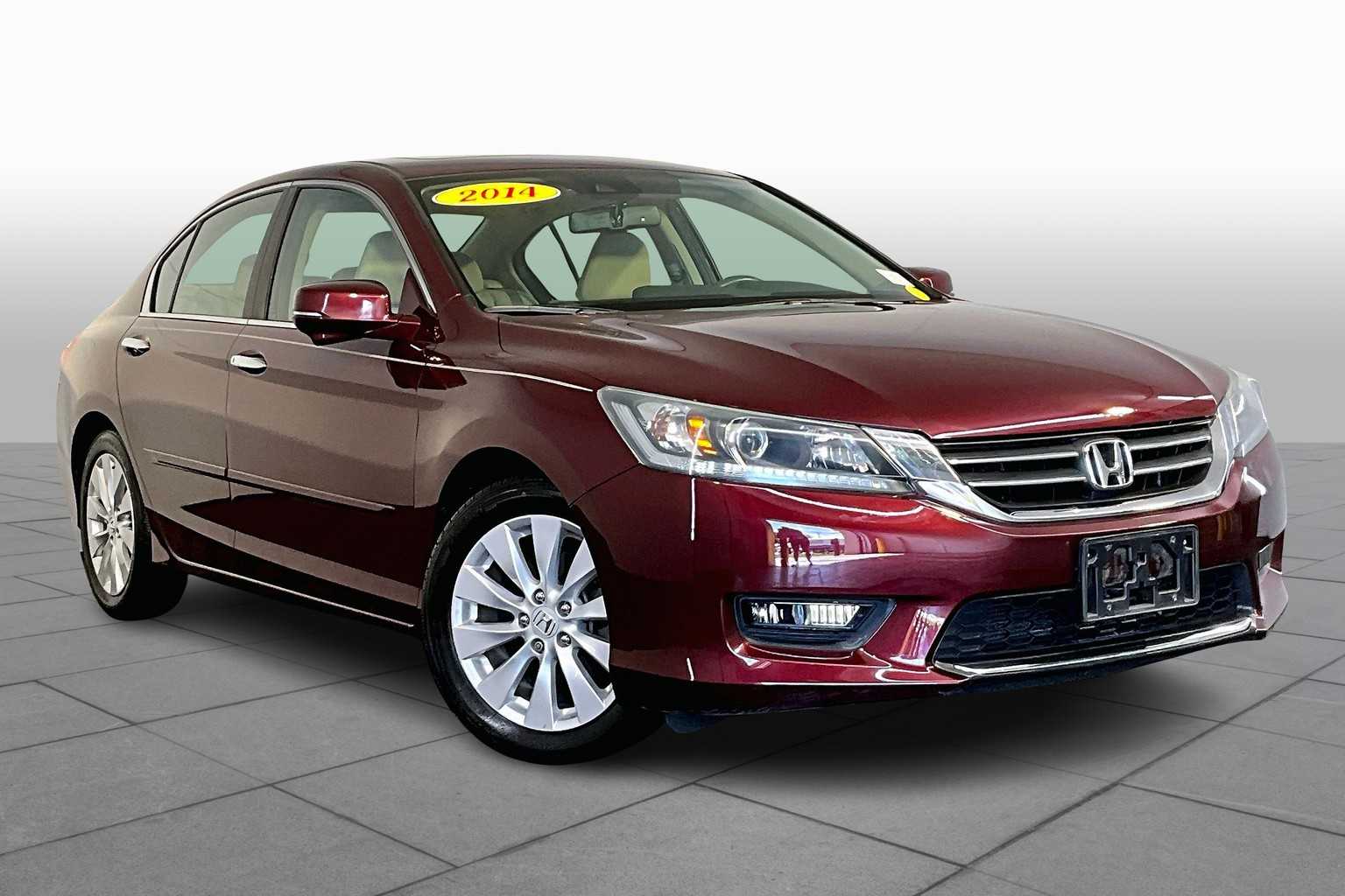 Used 2014 Honda Accord EX-L with VIN 1HGCR2F86EA133828 for sale in Westwood, MA