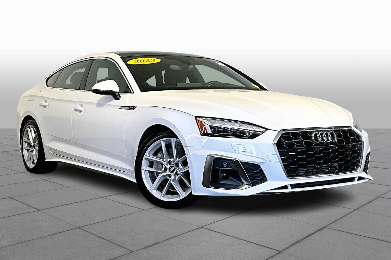 Certified 2023 Audi A5 Sportback Technik with VIN WAUEACF58PA000790 for sale in Westwood, MA
