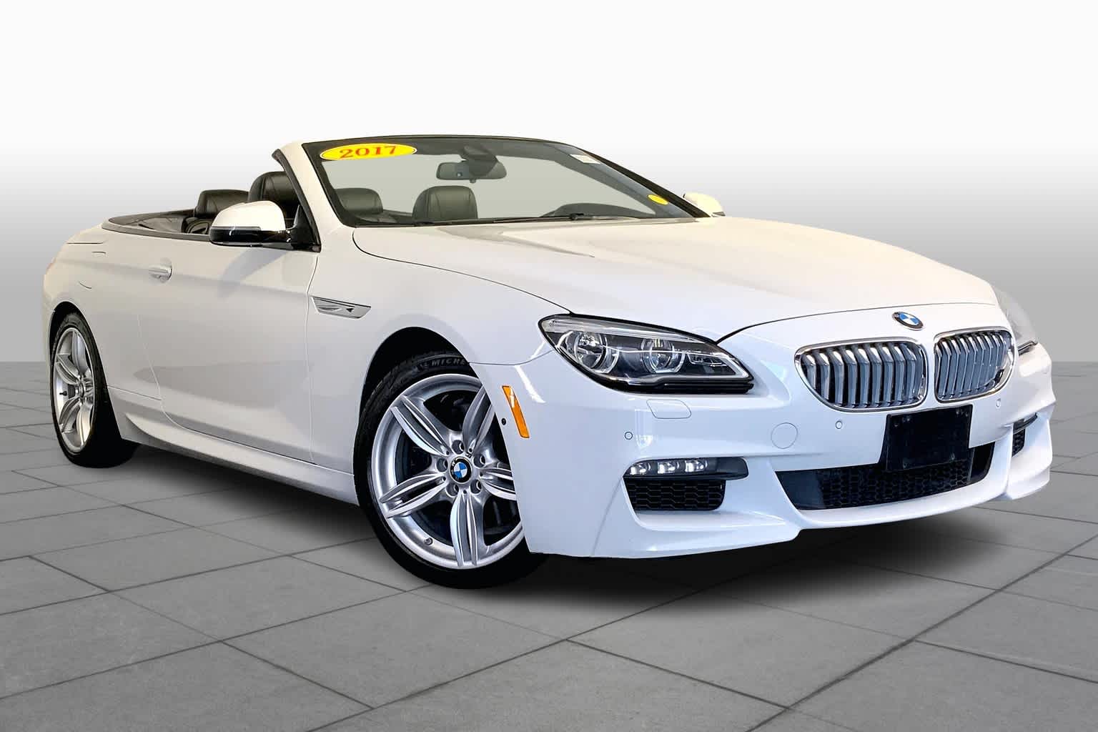 Used 2017 BMW 6 Series Convertible 650i with VIN WBA6F7C56HD930768 for sale in Westwood, MA