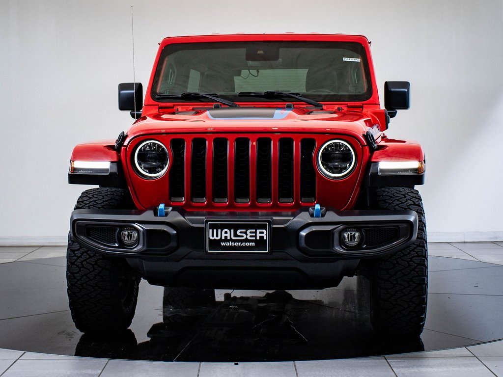 Used 2023 Jeep Wrangler 4xe Rubicon 4XE with VIN 1C4JJXR6XPW519615 for sale in Wichita, KS