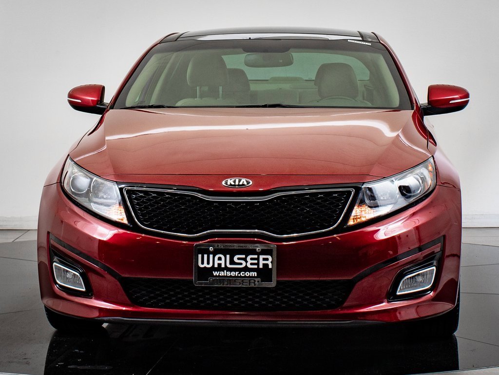 Used 2014 Kia Optima EX with VIN 5XXGN4A78EG293834 for sale in Wichita, KS