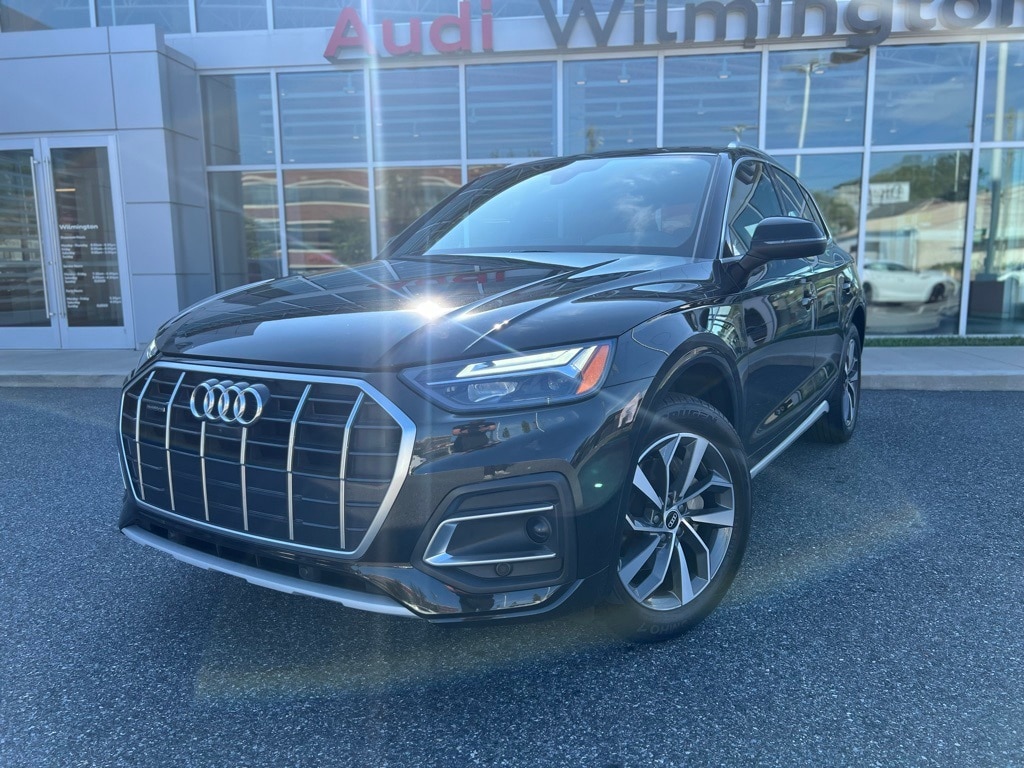 Used 2021 Audi Q5 Premium Plus with VIN WA1BAAFY7M2070026 for sale in Wilmington, DE