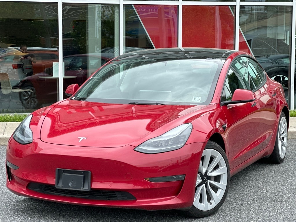 Used 2022 Tesla Model 3 Base with VIN 5YJ3E1EA6NF186349 for sale in Wilmington, DE