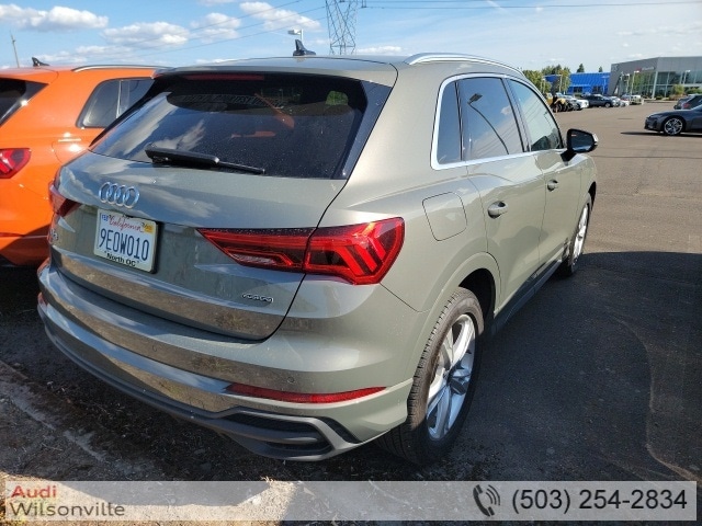 Certified 2023 Audi Q3 S Line Premium Plus with VIN WA1EECF38P1023907 for sale in Wilsonville, OR