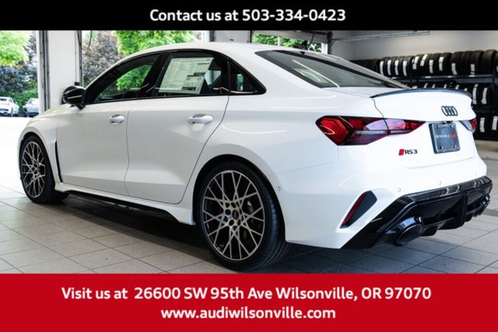 New 2026 Audi RS 3 Sedan