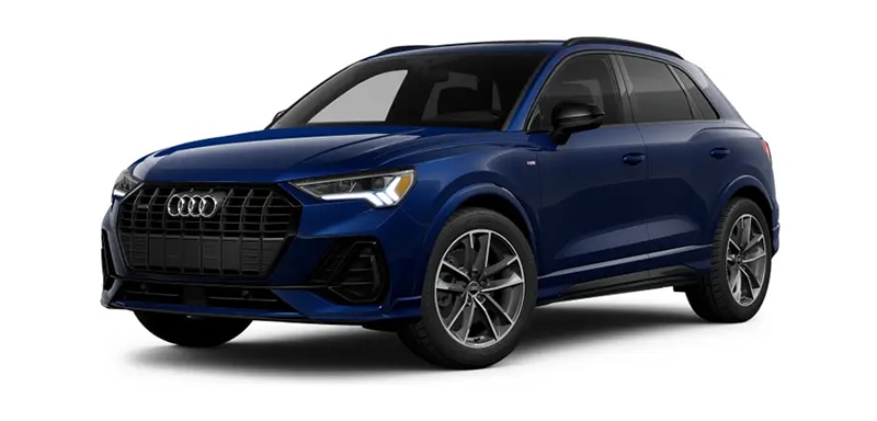 Audi Q3 in Navarra Blue Metallic