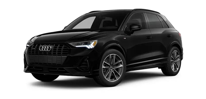 Audi Q3 in Mythos Black Metallic