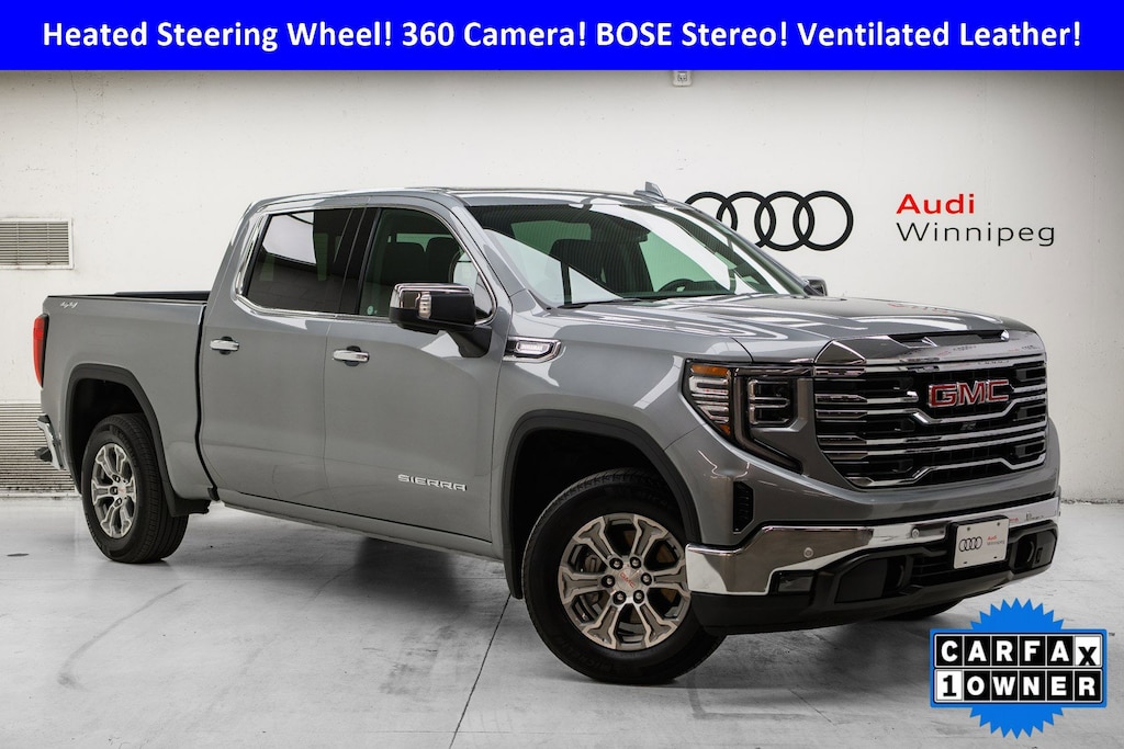 Used 2025 GMC SLT | Diesel | Sunroof | Adaptive Cruise Truck Crew Cab