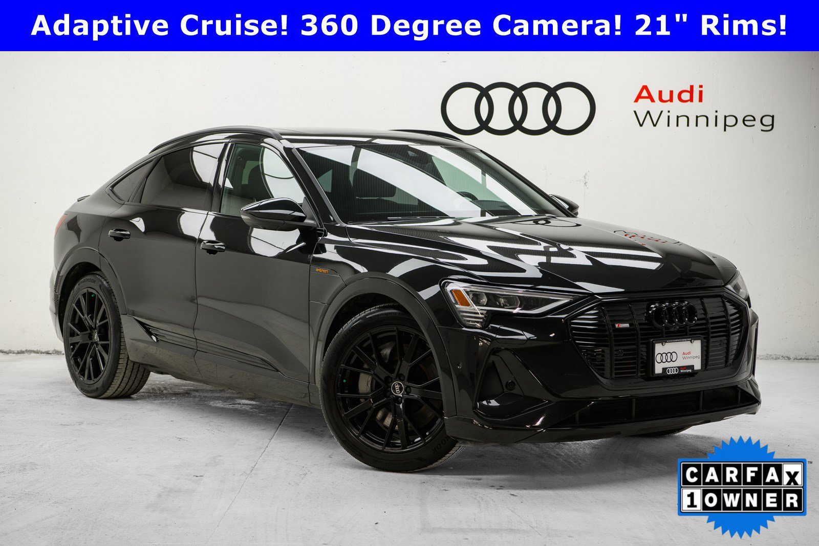 Audi e tron s line cheap black