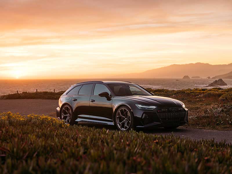 2024 Audi RS 6 Avant Performance near sunset