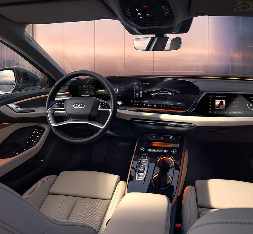 Interior of 2025 Audi A5