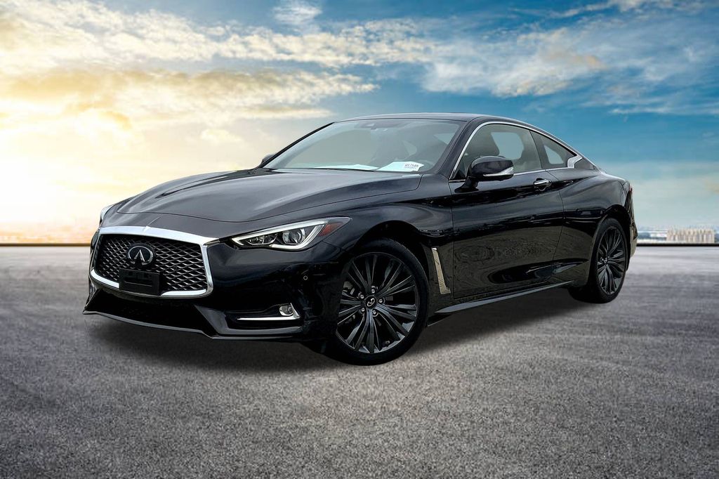 Used 2022 INFINITI Q60 Coupe LUXE with VIN JN1EV7KL4NM630145 for sale in Ardmore, PA