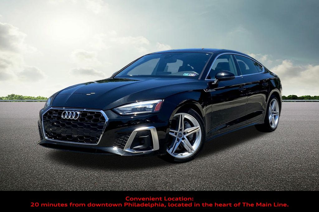 Used 2021 Audi A5 Sportback Premium with VIN WAUDACF59MA005584 for sale in Ardmore, PA