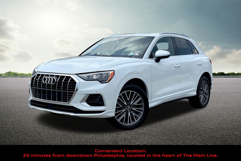 Used 2022 Audi Q3 Premium with VIN WA1AUCF3XN1001180 for sale in Ardmore, PA