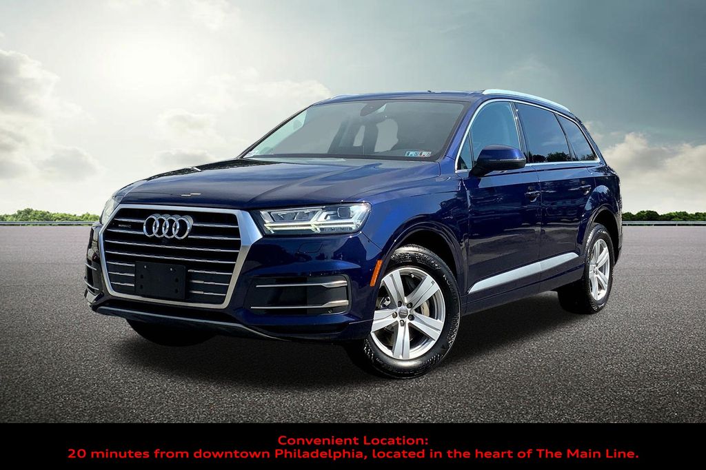 Used 2019 Audi Q7 Premium Plus with VIN WA1LHAF72KD023639 for sale in Ardmore, PA