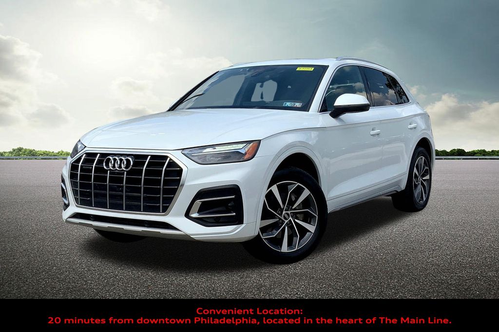 Used 2021 Audi Q5 Premium Plus with VIN WA1BAAFY0M2124671 for sale in Ardmore, PA