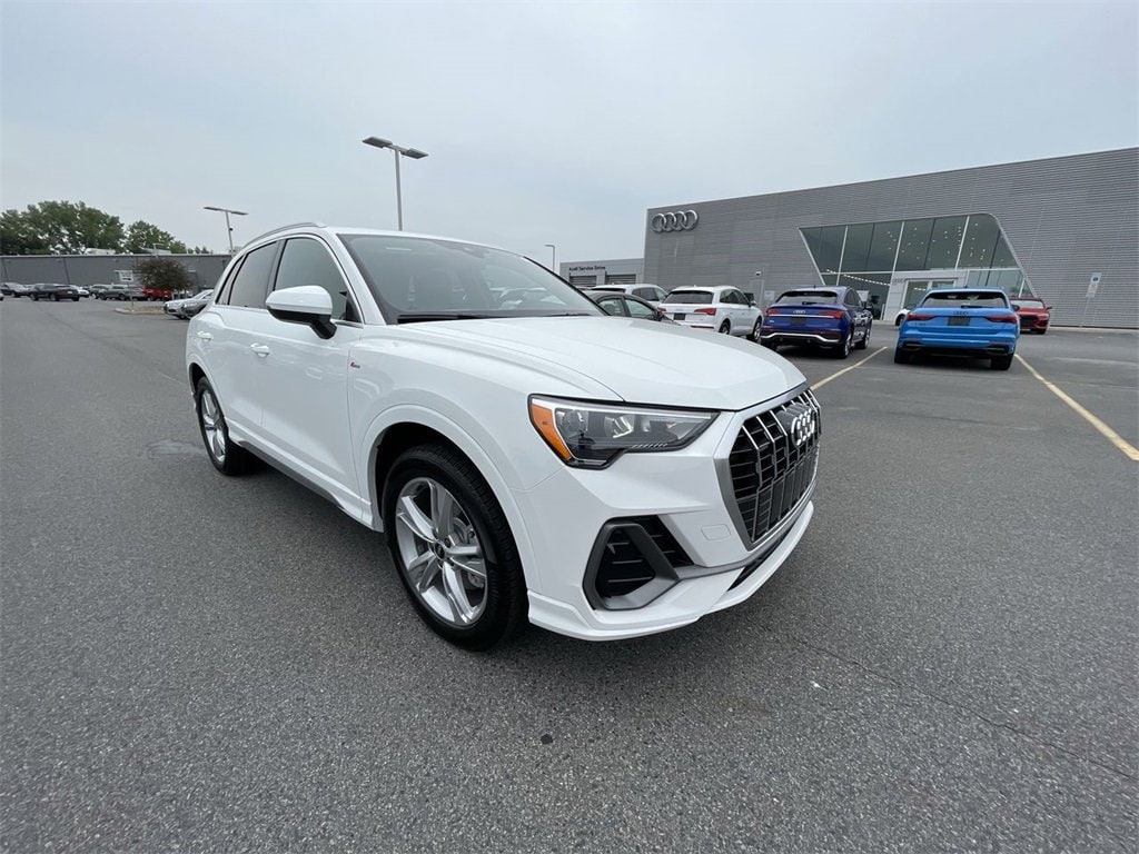 Used 2021 Audi Q3 S Line Premium with VIN WA1DECF36M1141218 for sale in Plains Township, PA