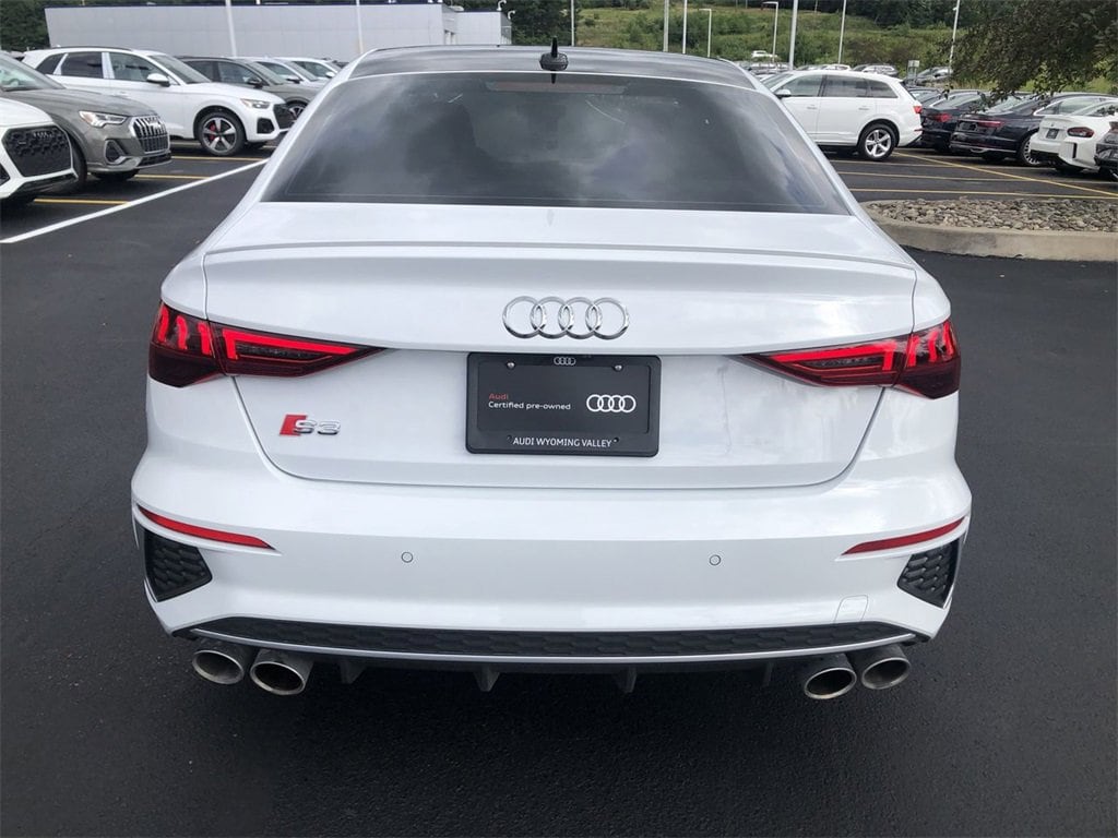 Certified 2023 Audi S3 Premium Plus with VIN WAUH3DGYXPA033196 for sale in Plains Township, PA