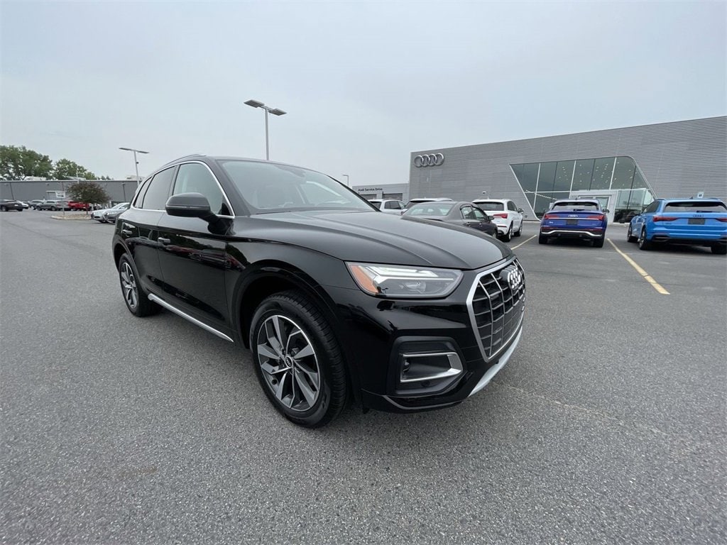 Used 2021 Audi Q5 Premium Plus with VIN WA1BAAFY1M2114733 for sale in Plains Township, PA