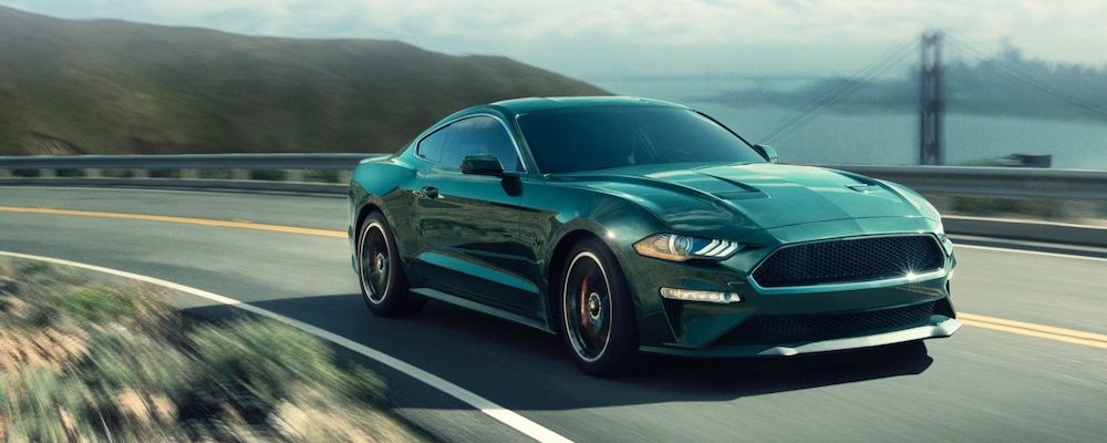 2019 Ford Mustang on Highway