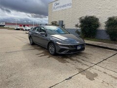 2026 Hyundai Elantra Hybrid Blue Sedan