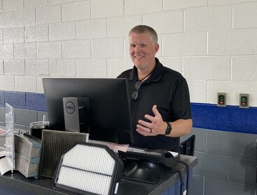 Staff member Darrin Pruitt from ID_3994cffa0a58