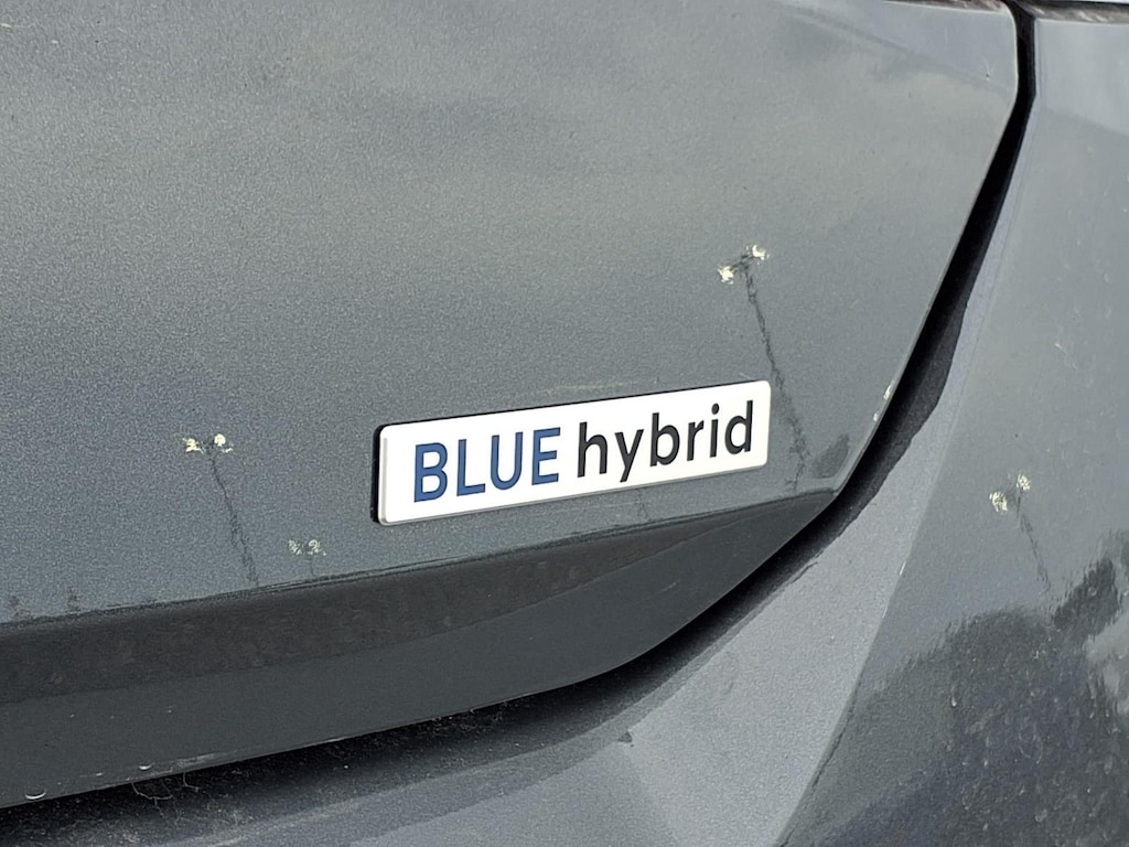 New 2026 Hyundai Elantra Hybrid Blue Sedan