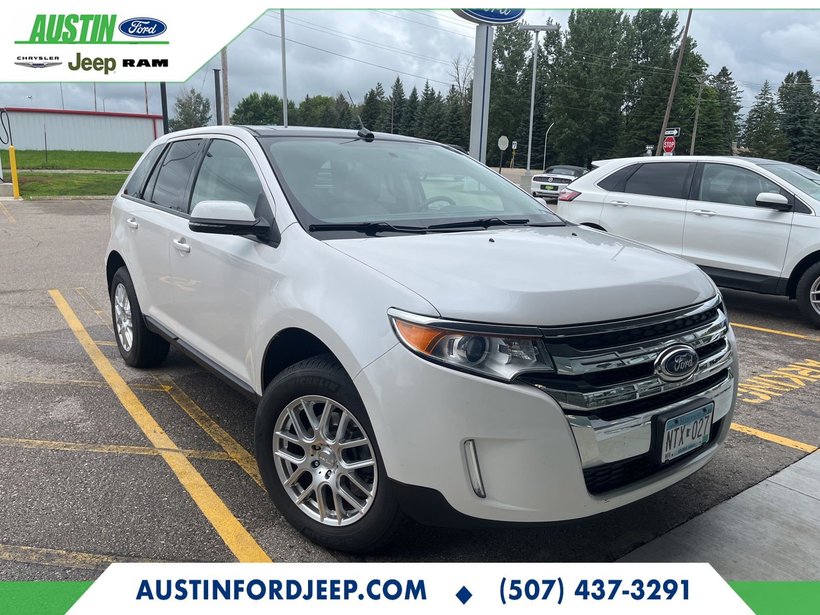 Used 2014 Ford Edge SEL with VIN 2FMDK4JC9EBB39203 for sale in Austin, Minnesota