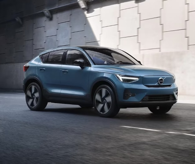 2024 Volvo C40 Recharge running on street