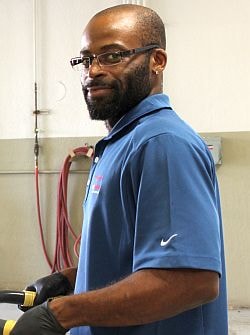 Staff member D'Andre Jones from cd5b0d9b9115