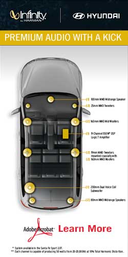 Infinity Premium Audio at Cambridge Hyundai