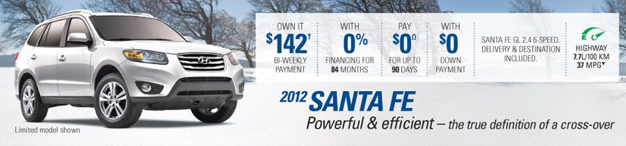 2012 Hyundai Santa Fe in PRINCE GEORGE