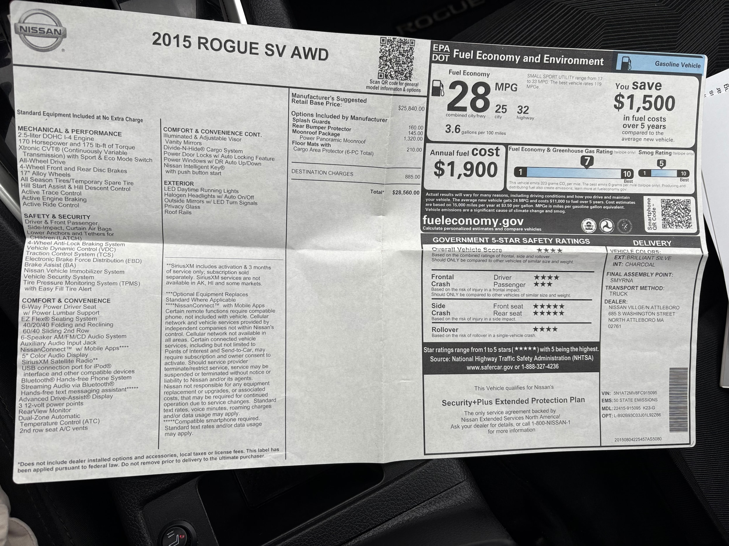 2015 Nissan Rogue SV - Photo 40