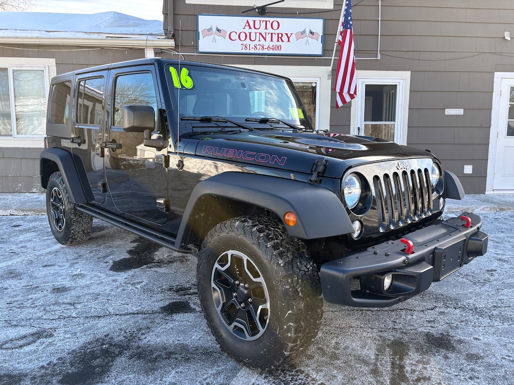 Used 2016 Jeep Wrangler JK Unlimited Rubicon 4x4 SUV