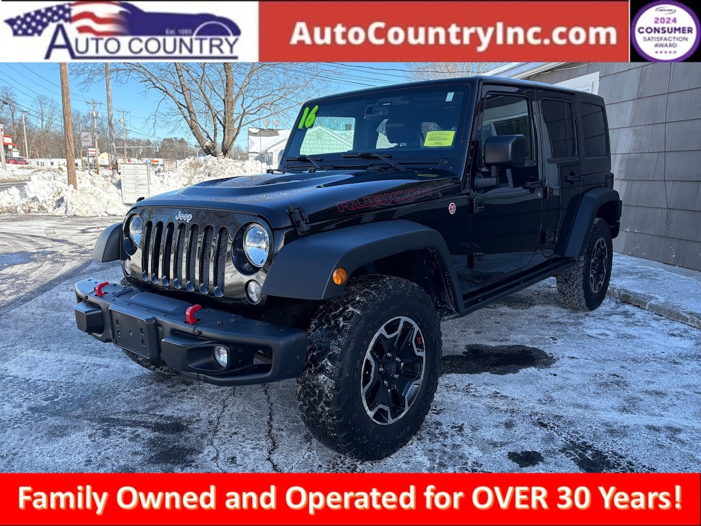 Used 2016 Jeep Wrangler JK Unlimited Rubicon 4x4 SUV
