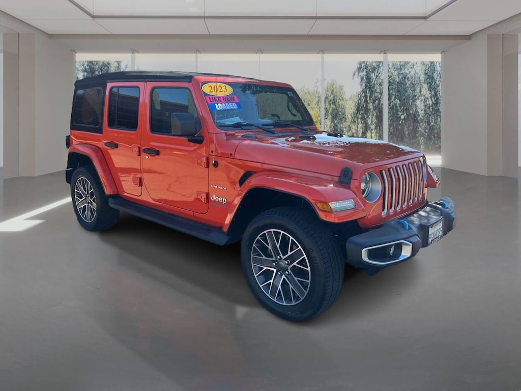Used 2023 Jeep Wrangler Sahara 4xe Sport Utility 4D SUV