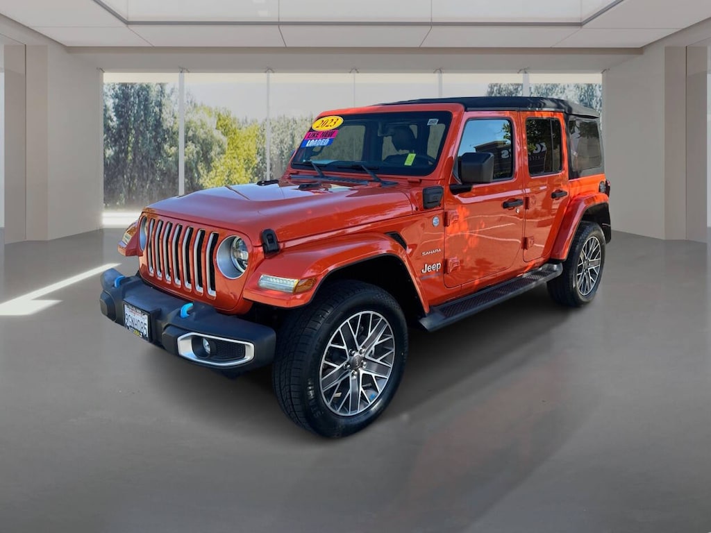 Used 2023 Jeep Wrangler Sahara 4xe Sport Utility 4D SUV